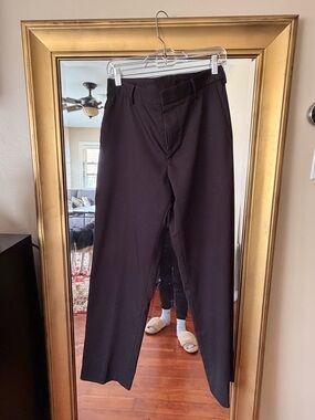 Van Heusen Black Men's Dress Pants - Straight Fit